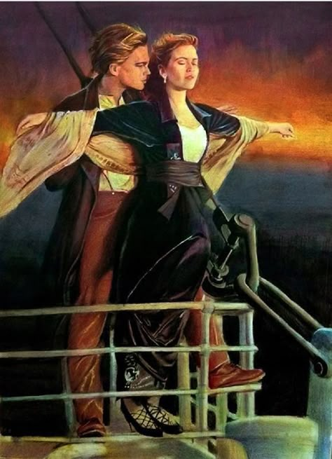 Jack X Rose, Titanic Jack And Rose, Titanic Drawing, Titanic Poster, Titanic Art, Rosé Abs, Jack And Rose, Titanic 1997, Diamond Dots