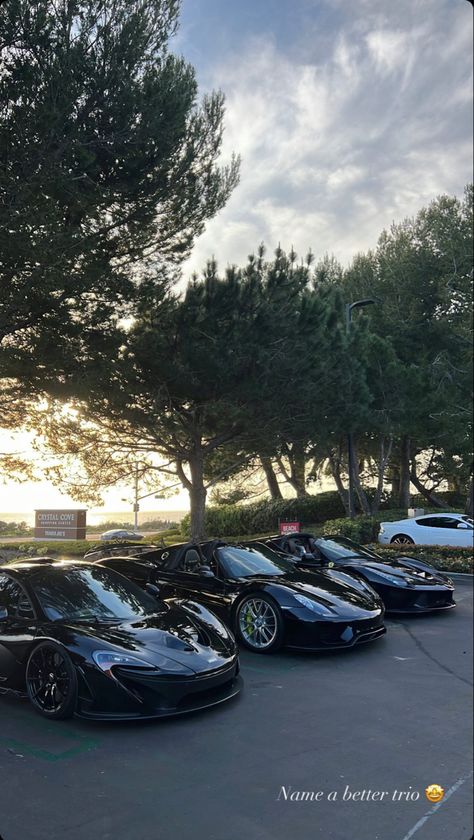 #p1 #laferrari #918 #porsche #ferrari #mclaren Ferrari Laferrari, Mclaren P1, Fancy Cars, Pretty Cars, Dream Garage, Holy Trinity, Vroom Vroom, World Cultures, Car Garage