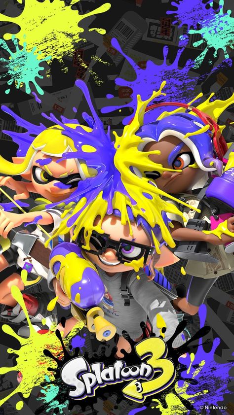 Splatoon 3 Poster, Hiro Splatoon 3, Splatoon 3 Wallpaper, Splatoon Poster, Splatoon Tumblr, Splatoon Aesthetic, Splatoon Wallpaper, Nintendo Switch Splatoon, Splatoon Pfp