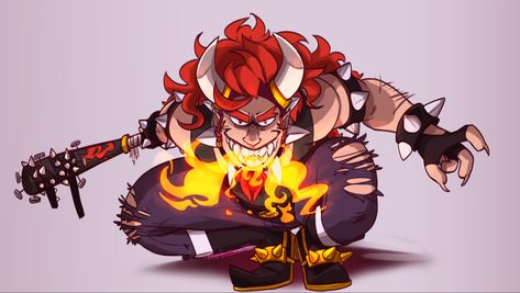 ART IS NOT MINE. if you know the artist, please comment Human Bowser, Bowser Fanart, Popular Videos, Super Mario Bros, Mario Bros, Not Mine, Super Mario, Mario, Mario Characters