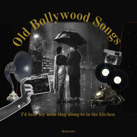 Playlist Cover | Old Bollywood Songs Playlist Cover For Old Songs, Spotify Playlist Covers Hindi Songs, Bollywood Album Cover, Old Song Playlist Cover, Playlist Covers For Old Songs, Punjabi Playlist Cover Aesthetic, Old Songs Playlist Cover, Spotify Playlist Cover Desi, Indian Playlist Cover