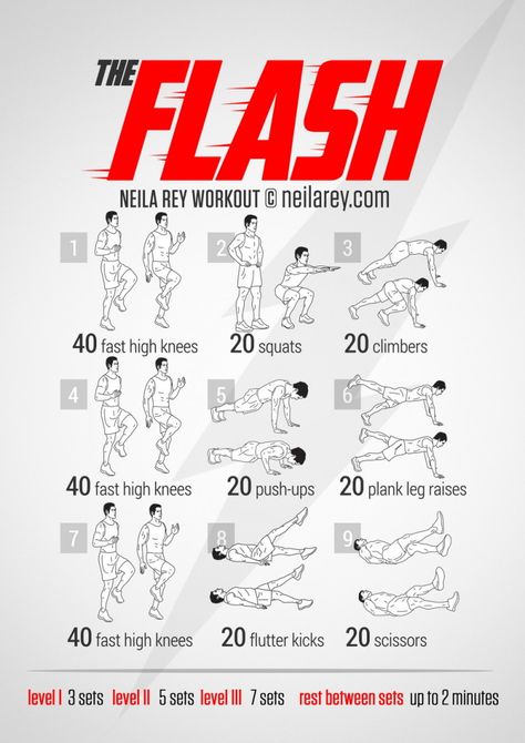 The FLASH workout.  This is a great at home HIIT workout. Flash Workout, Rugby Workout, Neila Rey Workout, Neila Rey, Pinterest Workout, Hero Workouts, Superhero Workout, Workout Posters, Printable Workouts