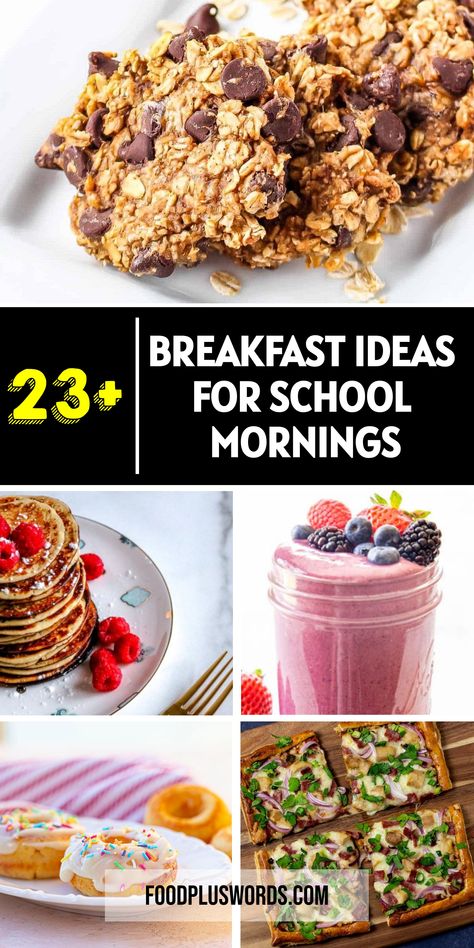 Mornings can be hectic, but with these school breakfast ideas, you can ensure your little ones kick-start their day the right way! From easy breakfast ideas to freeze for quick prep to healthy on-the-go options, we've got you covered. Make back-to-school mornings a breeze with these simple and delicious recipes. Start your day off right with nutritious and tasty meals that will keep your kids fueled and focused during those busy school mornings. Quick And Easy Breakfast Ideas | School Recipes | Simple School Breakfast Ideas, Healthy Breakfast For School Mornings, School Day Breakfast Ideas, Weekday Breakfast Ideas, Light Breakfast Ideas, Fruit Breakfast Ideas, Quick Supper Ideas, Hot Day Dinners, Easy Nutritious Breakfast