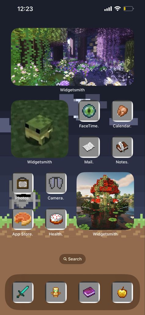 minecraft :p Minecraft Phone Theme, Minecraft Phone Wallpaper, Minecraft Homescreen, Widget Screen, Minecraft P, Minecraft Theme, Minecraft Games, Minecraft Projects, Phone Screens