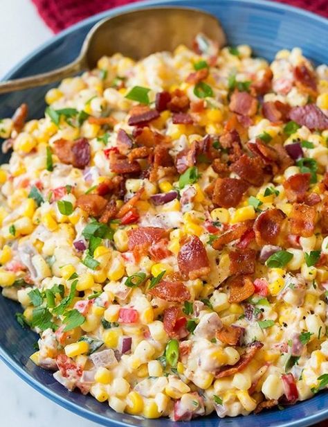 Confetti Corn, Thanksgiving Food Sides, Autumn Side Dishes, Corn Dishes, Easter Dinner Recipes, Thanksgiving Recipes Side Dishes, Side Dishes Recipes, Summer Side Dishes, Corn Recipes