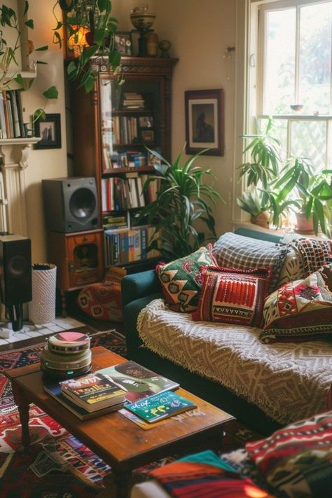 Vintage Small Apartment, Apartment Inspiration Vintage, Vintage Apartment Decor, Vintage Decor Ideas, Apt Decor, Vintage Apartment, College House, Small Apartment Interior, Garden Inspo