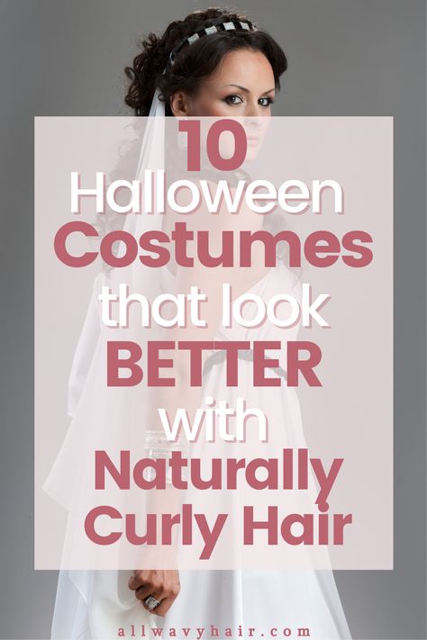 Dark Curly Hair Halloween Costume, Halloween Costume Ideas Curly Hair, Curly Haired Halloween Costumes, Halloween Costumes For Curly Hair Women, Halloween Costumes Women Curly Hair, Brown Curly Hair Halloween Costume, Costumes With Curly Hair, Halloween Curly Hair Costume, Costume Ideas Curly Hair