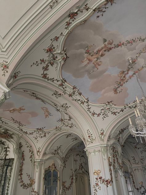 Rokoko Aesthetic Wallpaper, Rococo Art Architecture, Rococo Phone Wallpaper, French Baroque Aesthetic, Rococo Aesthetic Room, Rococo Pattern Texture, Rococo Aesthetic Architecture, Cabin 10 Wallpaper, Castle Aesthetic Outside