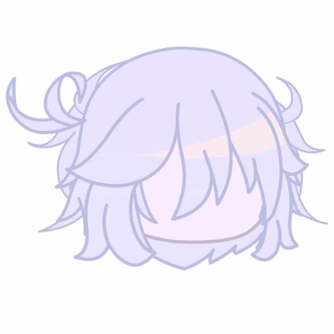 Gacha Life Cute Hairstyles, Hair Inspo Gacha Club, Gacha Cute Hair, Gach Club Hair Idea, Gacha Club Hair Accessories Ideas, Gachaclub Hair Idea, Cute Gacha Hair Ideas, Gacha Hair Drawing, Gacha Club Oc Ideas Hair