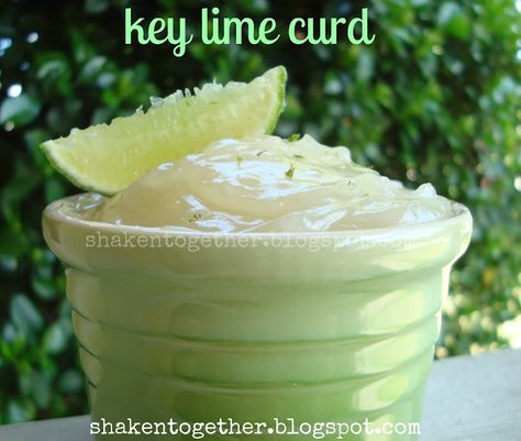 {taste this} key lime curd for a pretty homemade gift - Shaken Together Eggless Lemon Curd, Lime Curd Recipe, Key Lime Curd, Key Limes, Lime Curd, Canned Juice, Lemon Curd Recipe, Key Lime Juice, Lime Recipes