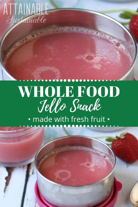 Healthy Jello Recipes Clean Eating, Homemade Jello With Beef Gelatin, Homemade Jello With Gelatin, Homemade Jello Recipes, Clear Jello Recipe, Healthy Jello Recipes, Paleo Jello, Healthy Jello, Diy Jello