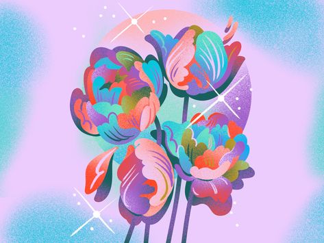 Tulip Illustration, Bouquet Illustration, Penguin Random House, Hydro Flask, Random House, Flower Illustration, Freelance Illustrator, Visual Artist, Flower Drawing