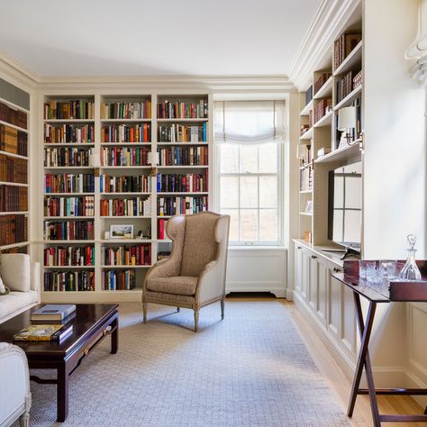 75 Family Room Library Ideas You'll Love - February, 2022 | Houzz Loft Library Ideas, Library Tv Room, Family Room Library, Living Room Library Ideas, Room Library Ideas, Library Loft, Addition Plans, Library Rooms, Family Library