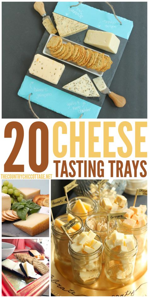 Tasting Tray, Fun Appetizers, Cottage Diy, Diy Cheese, Diy Home Decor Crafts, Wine Tasting Party, Cheese Party, Country Chic Cottage, Cheese Tasting