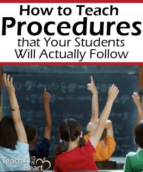 How to Teach Procedures that Your Students Will Actually Follow Family And Consumer Science, Classroom Procedures, Class Management, Flipped Classroom, Indian River, Classroom Behavior, Object Lessons, Blended Learning, Beginning Of School