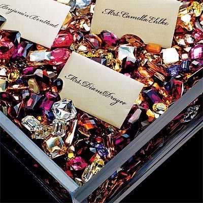 Luxurious Gem Themed Party + Celebration Ideas | Unique Pastiche Events Wedding Party Decorations Diy, Lavish Wedding, Wedding Parties Colors, Colorful Gemstones, Jewel Tone Wedding, Royal Tea, Wedding Party Table, Jewel Wedding, Card Display