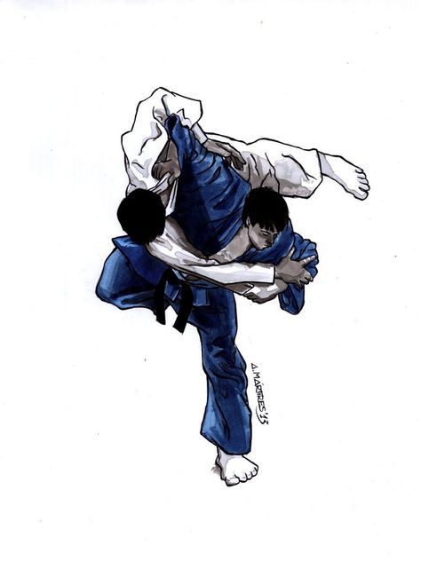 Judo Art, Judo Throws, Martial Arts Manga, Martial Arts Sparring, Trening Sztuk Walki, Jiu Jitsu Training, Samurai Artwork, Martial Arts Techniques, Ju Jitsu