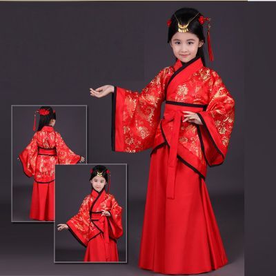 children traditional ancient chinese Chinese Silk Dress, Princess Dress Red, Red Dance, Princess Clothes, Silk Party Dress, Costume Princess, Girls Fancy Dress, Ancient Chinese Dress, Chinese Costume