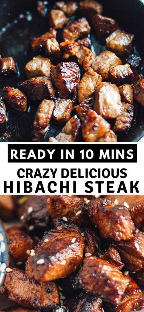 Steak For Hibachi, Asian Sirloin Steak Recipes, Meals With Sirloin Steak, Recipes With Top Sirloin Steak, Hibachi Steak On Blackstone, Teriyaki Steak Recipe, Healthy Steak Stir Fry Recipes, Recipe For Sirloin Steak, Recipes With Steak Tips