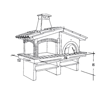 Build A Pizza Oven, Pizza Oven Outdoor Kitchen, Brick Bbq, Diy Pizza Oven, Barbecue Design, Backyard Hammock, Bbq Pizza, Rustic Wooden Shelves, Wood Stove Fireplace