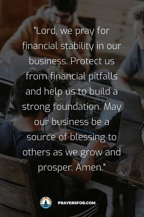 Financial Stability Prayer Prayers For Business Success, Prayers Over Finances, Financial Prayer Money Bible Verses, Prayer For Financial Miracle Finance, Prayer For Business Success, Prayers For Financial Miracles, Business Prayer, Financial Prayers, Prayers Of Gratitude