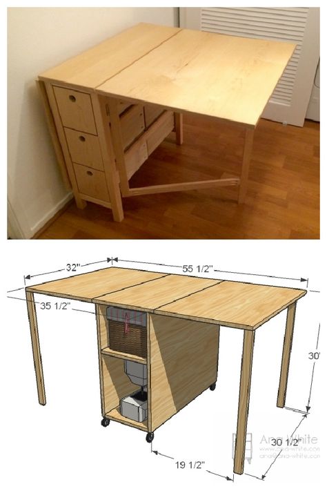 Hobby Table Diy, Diy Hobby Table, Fold Out Tables, Craft Table Foldable, Diy Folding Craft Table, Diy Crafting Table With Storage, Foldable Sewing Table, Folding Sewing Table Ideas, Diy Gateleg Table