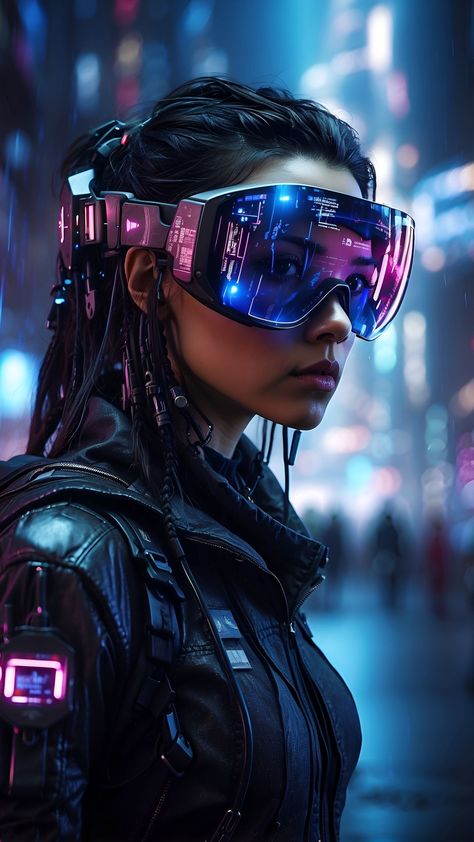 Style Cyberpunk, Cyberpunk Female, Iphone Lockscreen Wallpaper, Lightroom Presets Bundle, Cyberpunk Character, Cyberpunk Style, Futuristic Art, Female Portraits