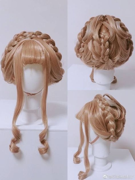 Jennette Margarita, Mafia Boss, Cosplay Hair, Kawaii Hairstyles, Fantasy Hair, Anime Hair, Hair Reference, How To Draw Hair, Hair Art