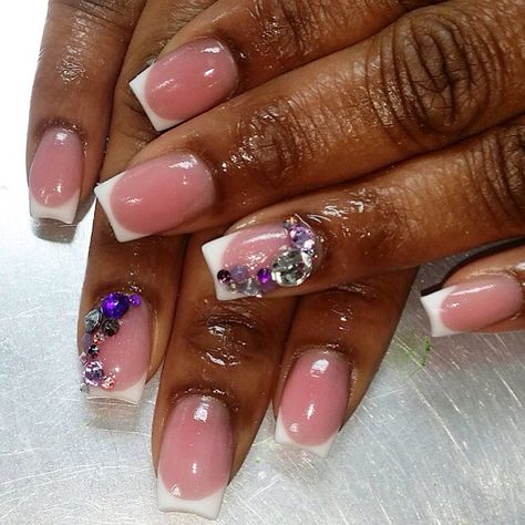 Square And Stiletto Nails Together, Sns Nails Colors, Solar Nails, Acrylic Nails Nude, Basic Nails, Nail Idea, Short Nail, Colorful Nail Designs, Short Acrylic Nails Designs