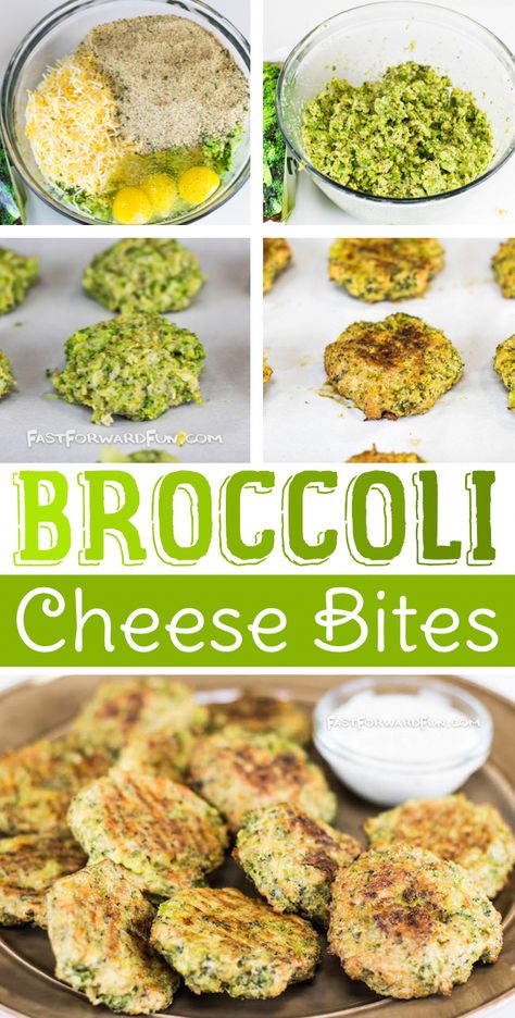 Broccoli Cheese Bites, Sweets Healthy, Snacks Easy, Healthy Toddler Meals, Buffalo Cauliflower, Broccoli Cheese, Cheese Bites, Diet Vegetarian, Broccoli And Cheese