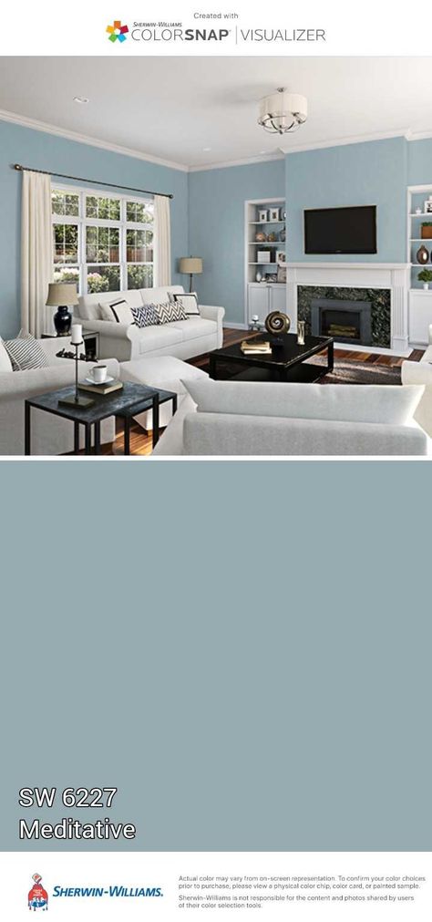 SW 6227 Meditative Paint Color Farmhouse, Living Room Painting Ideas, Paint Colors Living Room, Farmhouse Paint Colors Interior, Farmhouse Paint Colors, Neutral Paint Color, Farmhouse Paint, Interior Painting, Room Paint Colors