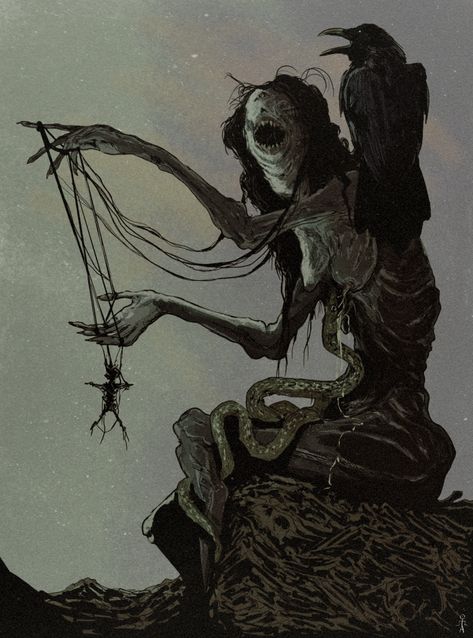 ArtStation - likho odnoglazoye Slavic Mythology, Interesting Drawings, Weird Fiction, Horror Stories, Movie Art, Horror Art, Visual Artist, Dark Art, New Art