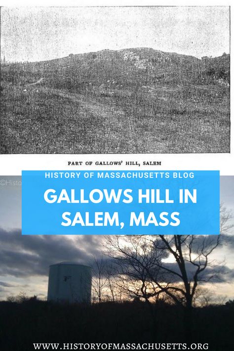 Gallows Hill in Salem, Mass  #historyofmassachusettsblog #salemwitchtrials #salemwitchtrialshistory #salemwitchtrialslocations #salemhistory Gallows Hill Salem, Salem Houses, Gallows Hill, Salem Witch Hunt, Salem Massachusetts Travel, Salem Trip, The Salem Witch Trials, Salem Mass, Vacay Ideas