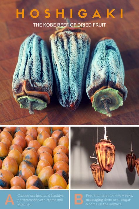 Dried Persimmons, Persimmon Recipes, Kobe Beef, Delicious Appetizer Recipes, Dried Figs, Gentle Touch, Fermented Foods, Food Preservation, Persimmon