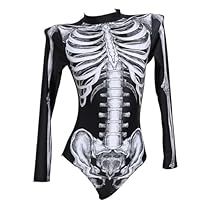 Swimsuit Long Sleeve, Skeleton Bodysuit, Women Skeleton, Bathing Suit, One Piece Swimsuit, Skeleton, Bathing Suits, One Piece, Halloween