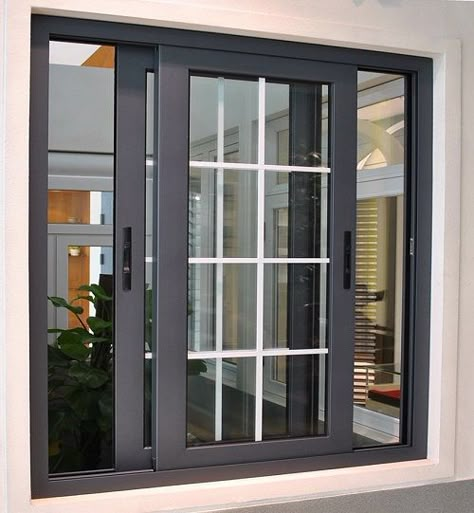 Aluminum Windows Design, Sliding Window Design, Iron Window Grill, Modern Window Design, Modern Window Grill, Window Glass Design, Window Grill Design Modern, House Window Design, Aluminium Sliding Doors