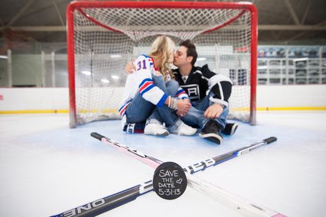 Except all 3 of us, not kissing lol. Family hockey picture. Hockey Family Photos, Family Hockey Photo Ideas, Hockey Wedding Photos, Hockey Couples, Hockey Wedding Theme, Hockey Engagement Photos, Hockey Couple, Hockey Boyfriend, Hockey Wedding