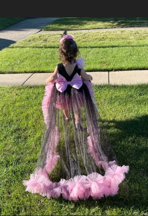 Buy Custom Pink Black Flower Girl Pageant Dress, Long Tail Toddler Frock, Baby Birthday Outfit, Princess Vesture, Beautiful Kid Gown Online in India - Etsy Wedding Kids Outfit, Birthday Frocks, Baby Birthday Outfit, Toddler Pageant, Spring Ball, Barbie Pink Dress, Henna Nails, Haldi Outfit, Sweet Pictures