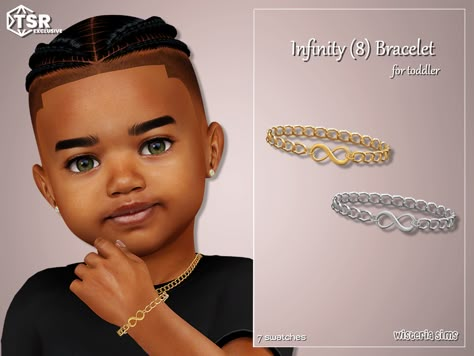 The Sims Resource - Sims 4 - Bracelets - WisteriaSims - Infinity Bracelet for toddler Sims 4 Toddler Cc Accessories, Sims 4 Toddler Jewelry Cc, Sims 4 Anklet Cc, Sims 4 Child Jewelry Cc, Sims 4 Urban Jewelry Cc, Sims 4 Child Accessories Cc, Sims 4 Cc Jewellery, Sims 4 Toddler Accessories, Sims 4 Bracelet Cc