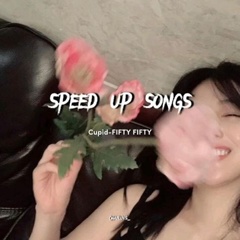 Cupid Song Lyrics, Kpop Lyrics Video, Obsessed Lyrics, Kpop Songs Lyrics, Cupid Lyrics, Soft Songs, Speed Up Songs, Speed Song, Speed Songs