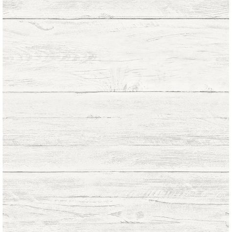 Boards Ship-lap 33' L x 20.5" W Wallpaper Roll Stikwood Wall, Starburst Wallpaper, White Wood Wallpaper, Shiplap Ideas, Wood Plank Wallpaper, Wood Feature Wall, Horse Room, Farmhouse Wallpaper, Creek House