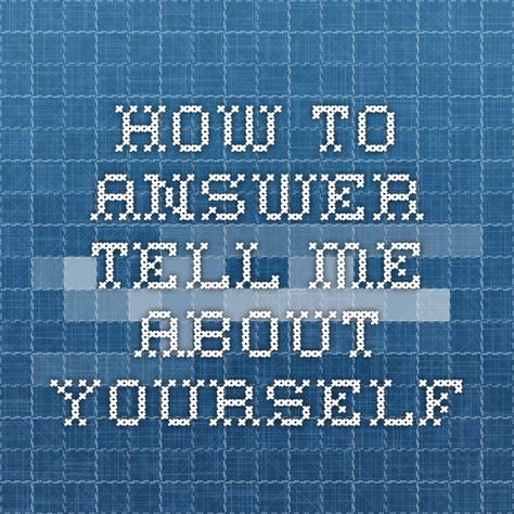 How to answer tell me about yourself Tell Me About Yourself Interview, Tell Me About Yourself, Right And Wrong, Career Development, Interview Questions, Career Advice, Tell Me, Career, Interview