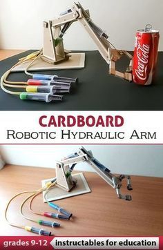 This project focuses on the principles of hydraulic movements. To do that we made a small scale demonstration of a Robotic Hydraulic Arm. #education #RobotProjects #HighSchoolProjects Educated Quotes, Educators Quotes, Physics Science Fair Projects, Latest Craft Ideas, Educator Quotes, Science Activities For Toddlers, Craft For Beginners, Hydraulic Arm, Physics Projects