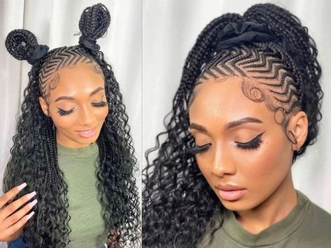 Braids Ponytail Hairstyles, Cornrow Braid Styles, Braids Ponytail, Cornrow Braids, Cornrows Styles, Braided Hairstyles For Black Women Cornrows, Bohemian Braids, Feed In Braids Hairstyles, Goddess Braids Hairstyles