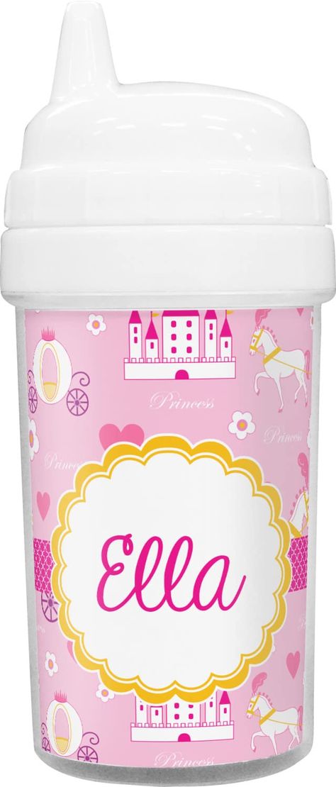 PRICES MAY VARY. [Princess Fantasy]: The text in this design can be personalized for the princess in your life. [Safe Materials]: Crafted from BPA-free plastic and acrylic for safe use by children. [Convenient Design]: Features a twist-open lid for easy filling and cleaning, and a sippy nozzle to reduce spills. [Two Sizes Available]: Comes in two volume capacities - Baby (5 oz.) and Toddler (10 oz.) for age-appropriate use. [Care Instructions]: Easy to clean, hand wash the cup with mild detergen Personalized Sippy Cup, Toddler Sippy Cups, Princess Fantasy, Baby Sippy Cup, Princess Carriage, Baby 5, Toddler Cup, Volume And Capacity, Fantasy Princess