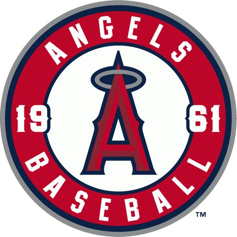 Anaheim Angels Baseball, Angel Collectibles, Old Baseball Cards, Mlb Team Logos, Baseball Ticket, Anaheim Angels, Angels Baseball, Mlb Logos, Angels Logo