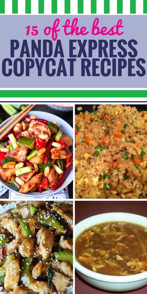 15 Copycat Panda Express Recipes. If your family loves Panda Express as much as mine does, they'll really love enjoying it at home. These American Chinese recipes are sure to be a hit - just wait until you taste the delicious sauce on the orange chicken. Copycat Restaurant Recipes Chinese, Restaurant Quality Recipes, Panda Express Copycat Recipes, Shrimp Asian, Best Copycat Recipes, Copycat Recipes Desserts, Panda Express Copycat, Mr Food Recipes, Copycat Panda Express