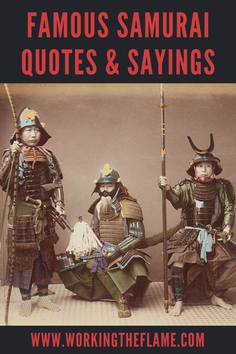 List of quotes & sayings from famous samurai about strategies, tactics, and character! Samurai Knowledge, Samurai Mindset, Samurai Wisdom, Last Samurai Quotes, The Last Samurai Quotes, Samurai Sayings Quotes, Miyamoto Musashi Quote, Samurai Quotes, Samurai History