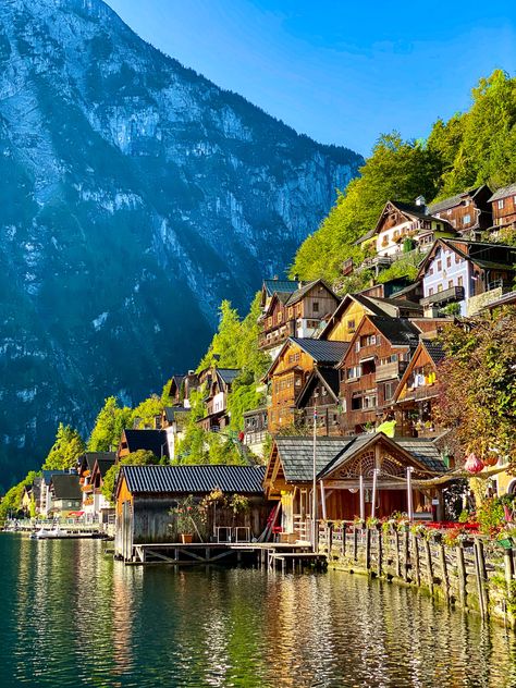 Eight Things to Know Before Traveling to Hallstatt, Austria – Couple in the Kitchen Hallstatt Austria, World Most Beautiful Place, Salzburg Austria, Austria Travel, Italy Trip, Concept Ships, Europe Trip, Dream Travel Destinations, Travel Places