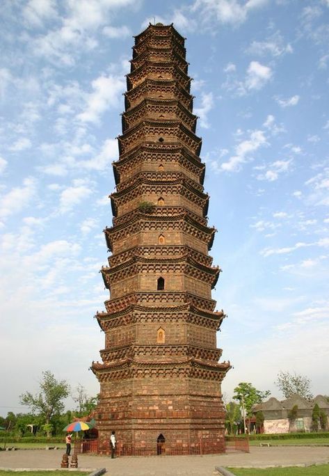 The Iron Pagoda of Youguo Temple, Kaifeng City, Henan province, is a Buddhist Chinese pagoda.#buddhistpagoda #travelinkaifeng #henan #sharechina #travelaroundworld #picoftheday #awesome #photooftheday #followme Courtyards Gardens, Buddhist Pagoda, Ancient Palace, Buddhist Architecture, Chinese Pagoda, Ancient Chinese Architecture, Wild Goose, Real Estate Advice, Solid Core